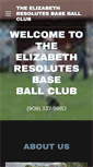 Mobile Screenshot of elizabethresolutes.com