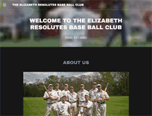 Tablet Screenshot of elizabethresolutes.com